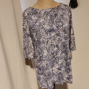 Women's Abstract Print Top